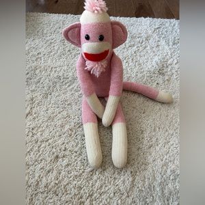 Pink Sock Monkey